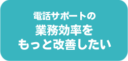 電話サポートの業務効率をもっと改善したい